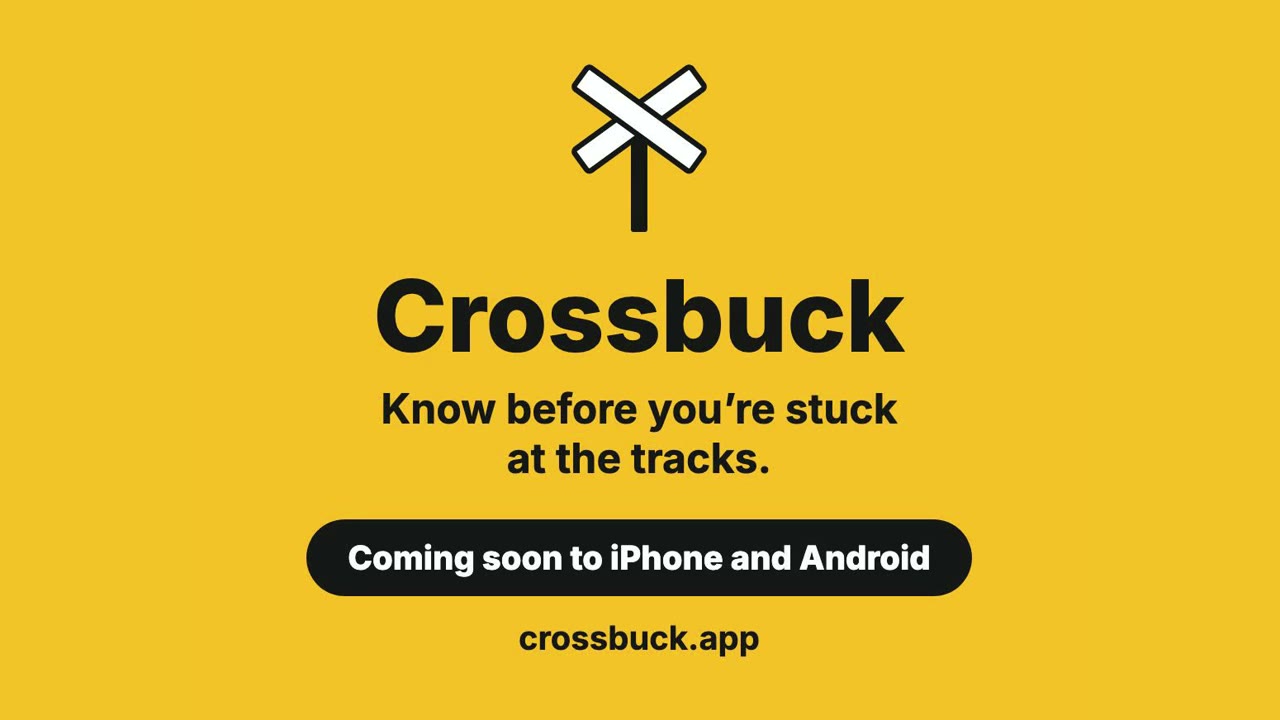 Crossbuck — know before you’re stuck at the tracks